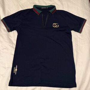 Faux Gucci collared shirt